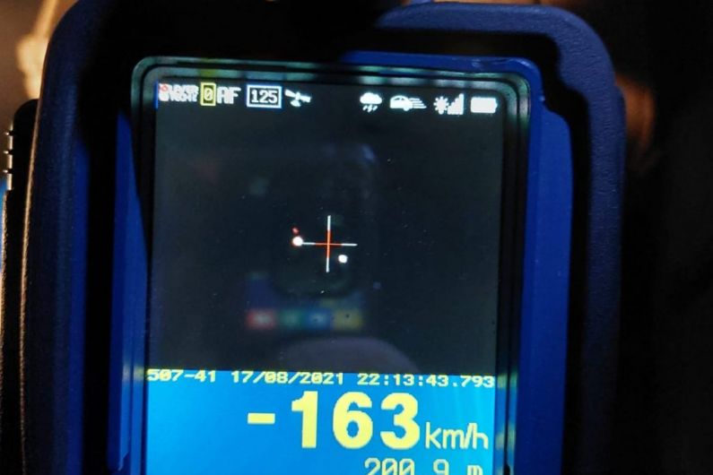 Driver arrested travelling 163 km/h on the N3