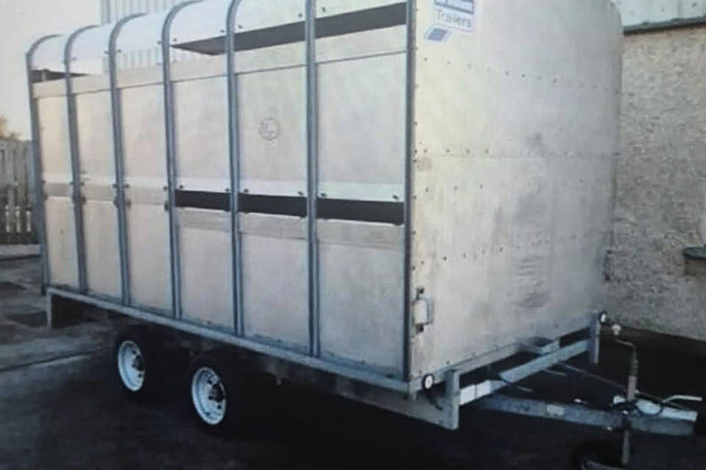 Ifor Williams twin axle trailer stolen from farm near Smithboro