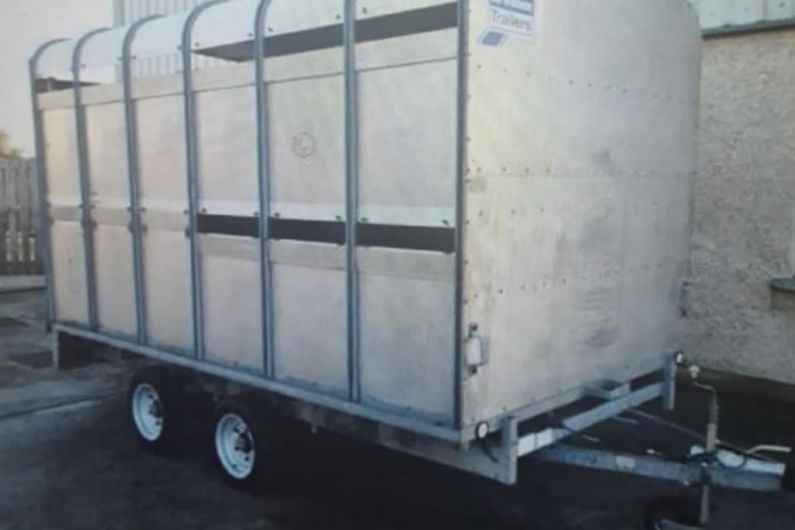 Ifor Williams twin axle trailer stolen from farm near Smithboro