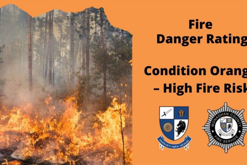 High fire risk declared for Co Monaghan expected to peak today