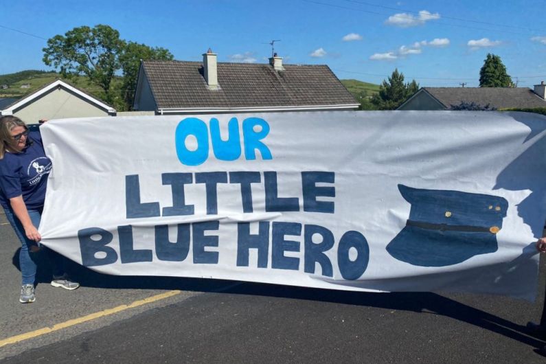 Honorary Garda Leon Briody arrives home to hero's welcome