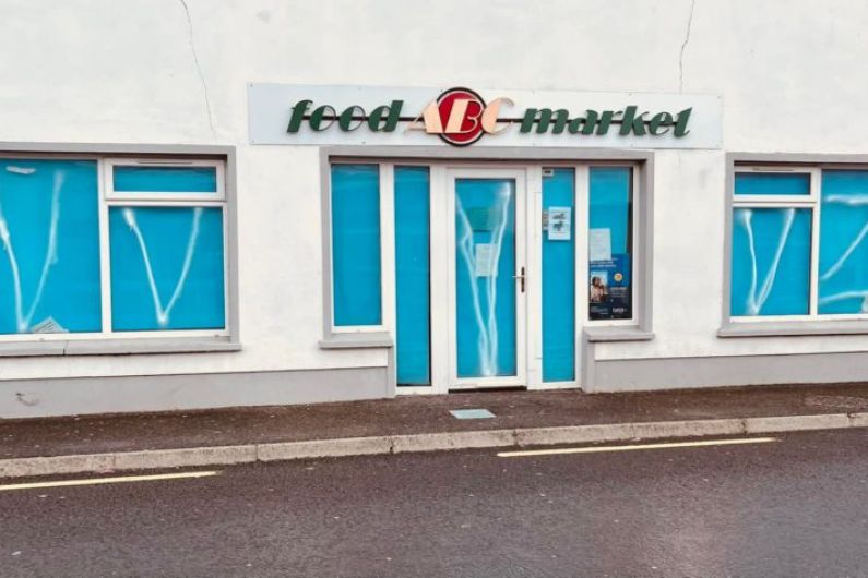 Ballyconnell shop owner trying to stay positive after premises vandalised with pro-Russian graffiti