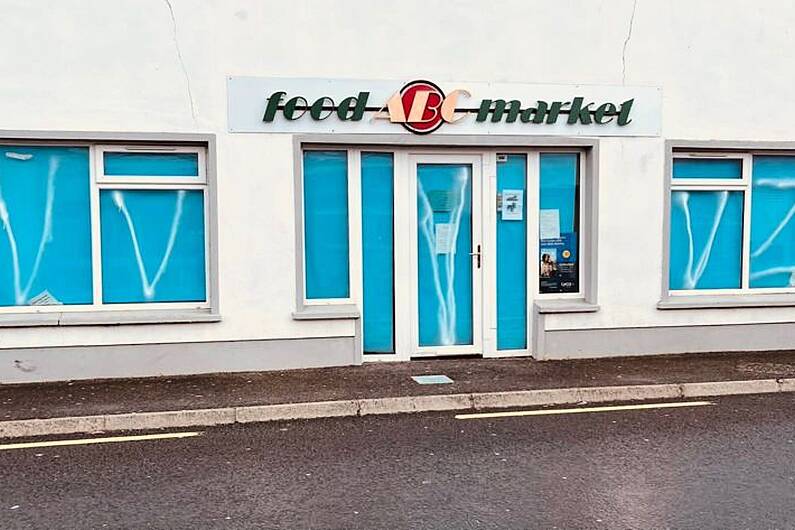 Ballyconnell shop owner trying to stay positive after premises vandalised with pro-Russian graffiti