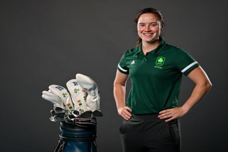 Leona Maguire moves up the field at Scottish open