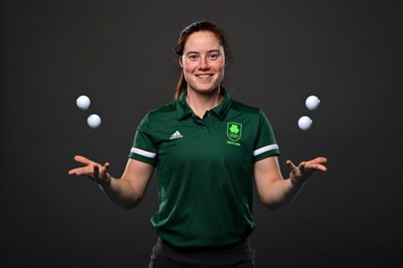 Leona Maguire moving up the Evian leaderboard