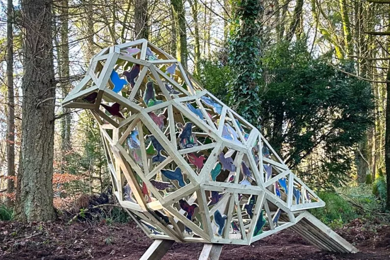 New Sculpture unveiled at Rossmore Forest Park
