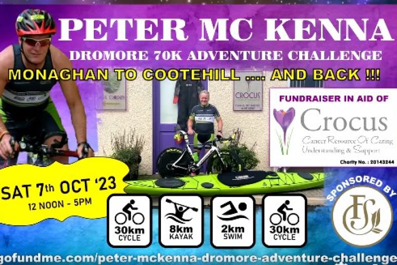 Monaghan athlete taking on Dromore 70km challenge this afternoon