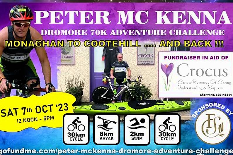 Monaghan man to take on Cycle/Swim/Kayak challenge