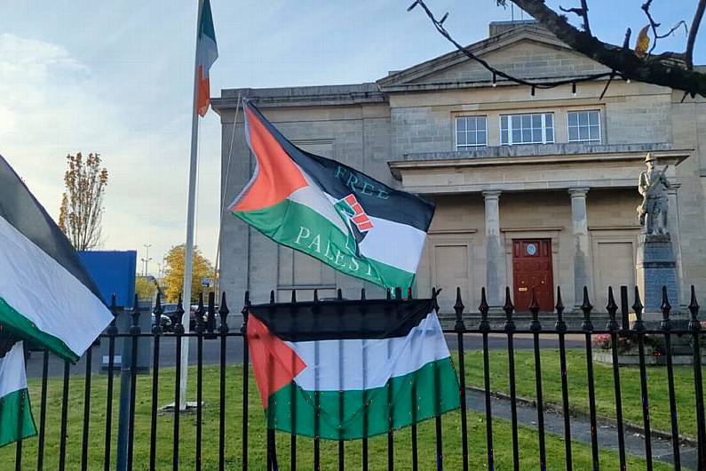 Cavan IPSC holds protest in solidarity with Palestine