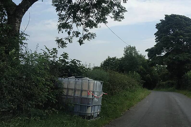 Laundered diesel pods dumped on rural roadside close to the Monaghan-south Armagh border