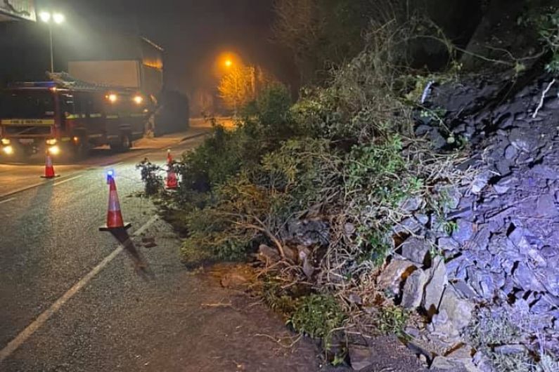 Traffic control measures set to be in place for a number of days following major wall collapse in Cootehill