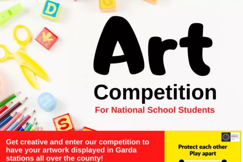Children in the region encouraged to enter competition to have artwork in Garda Stations nationwide