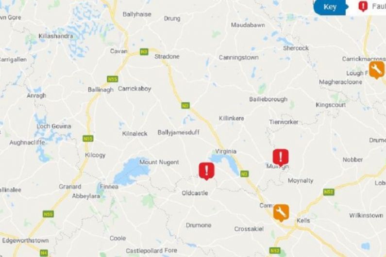 Almost 200 without power in Mullagh and Oldcastle