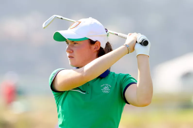 Leona Maguire in contention at the CME Championship