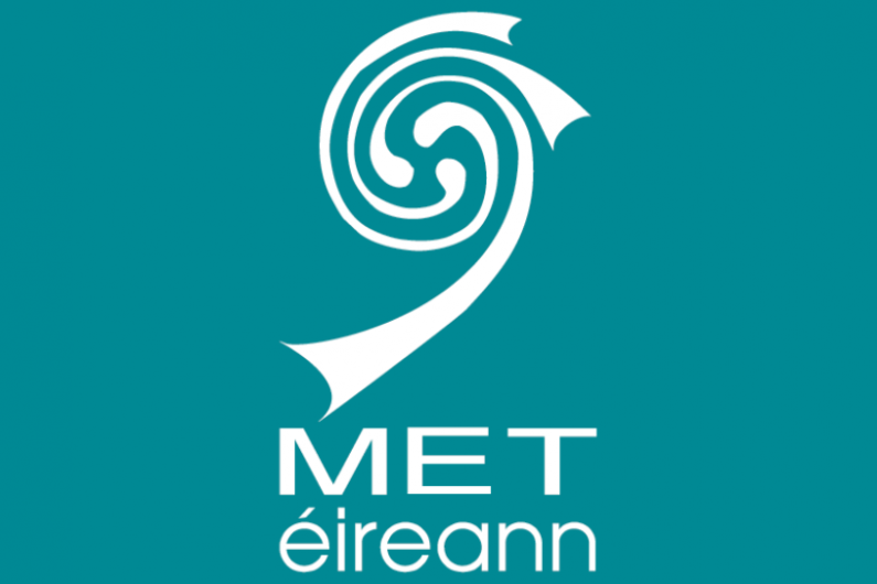 A status yellow weather warning for Cavan is in place until noon