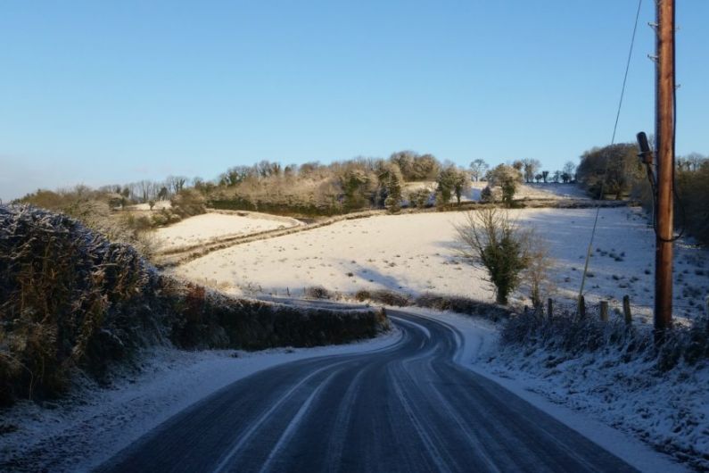 Temperatures of -9 expected tonight at Ballyhaise Weather Station