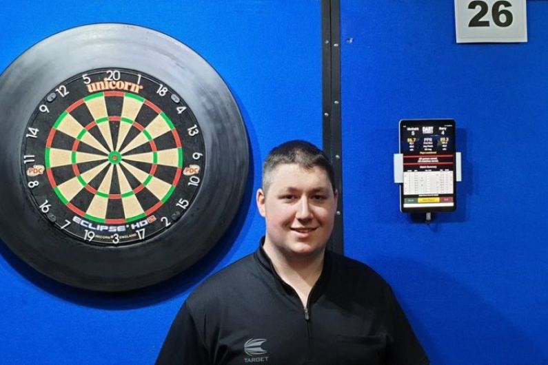 Monaghan Darts player just misses out on PDC tour card.