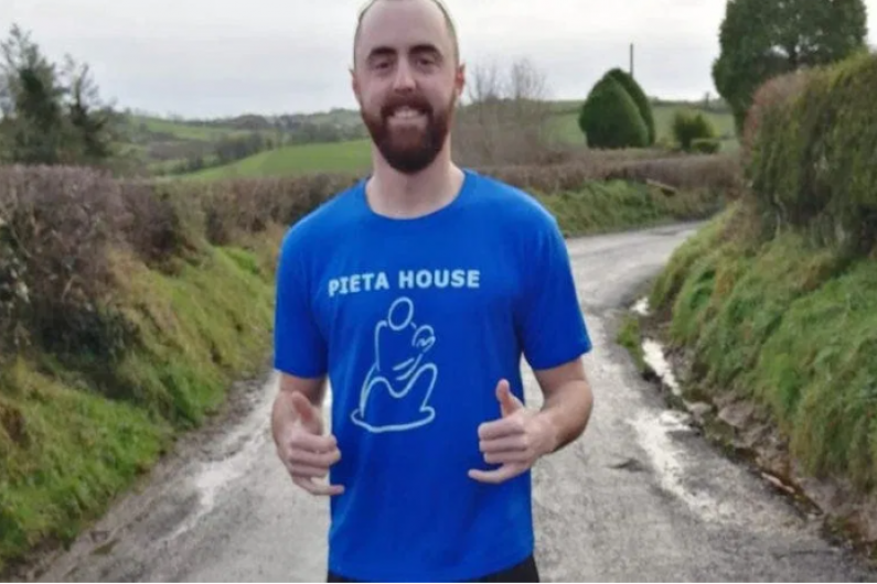 Cavan man running bare foot from Letterkenny to Killarney for Pieta House this Christmas