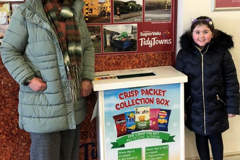 Local Tidy Towns group signs up to scheme which enables the community to recycle crisp packets