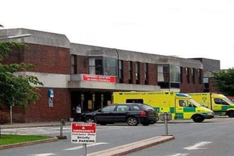 22 patients waiting on a bed at Cavan General Hospital