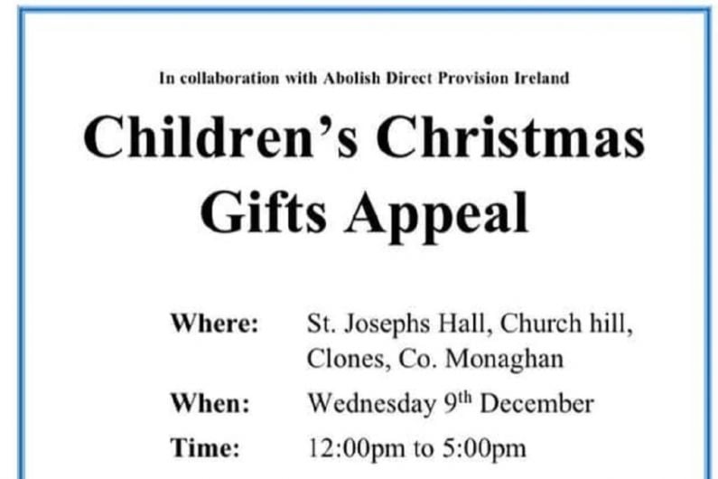 Collection for clothes and toys for children in direct provision being held