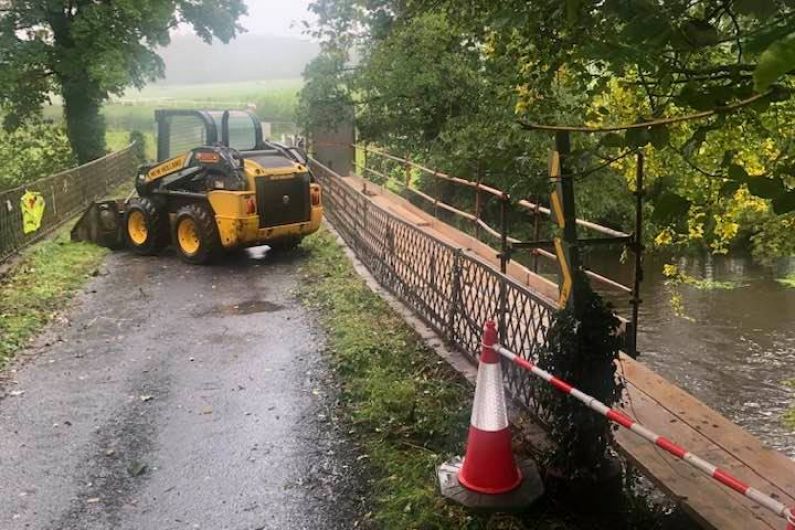 Work on Claragh Bridge has stopped pending conservation advice