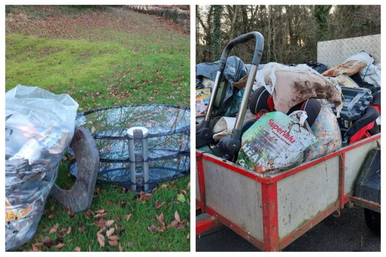Locals in Killeshandra hit out after two trailer loads of rubbish cleared on 2km stretch of road