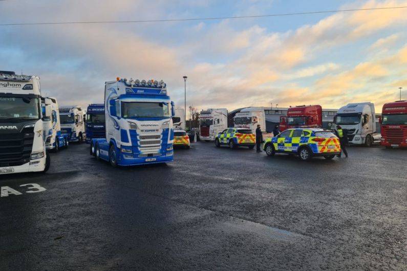 Local hauliers protest new Brexit regulations