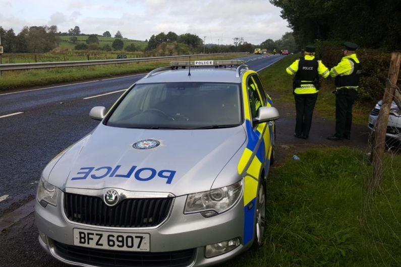 Two people hospitalised after Enniskillen road crash