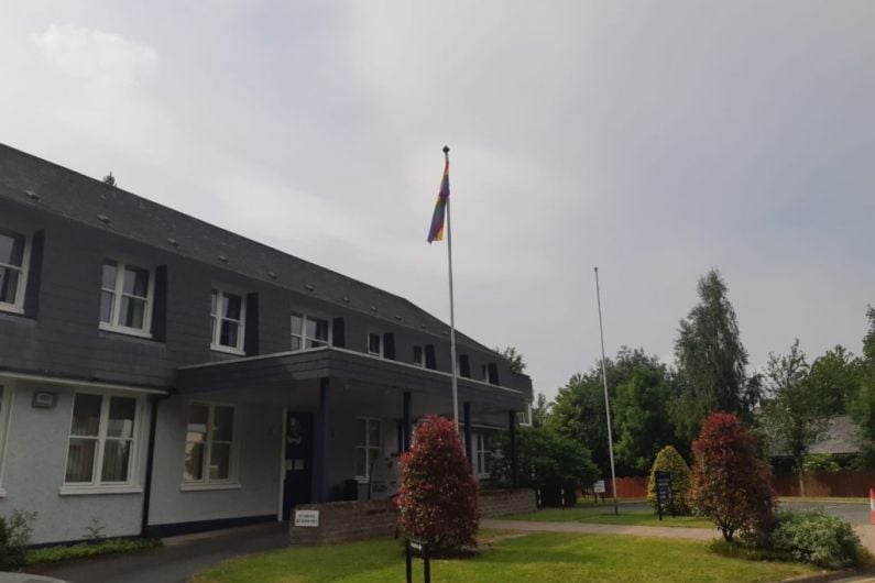 Pride flag raised at Monaghan Council headquarters