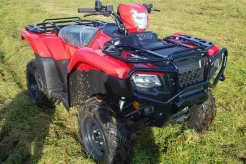 Gardaí in Monaghan are appealing for information following the theft of a quad