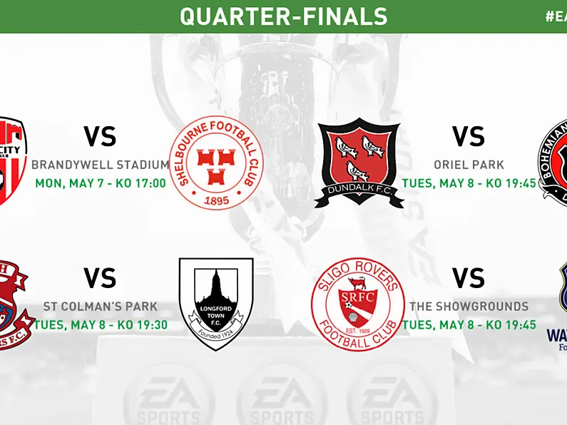 FAI confirm details for EA Sports Cup quarter-finals