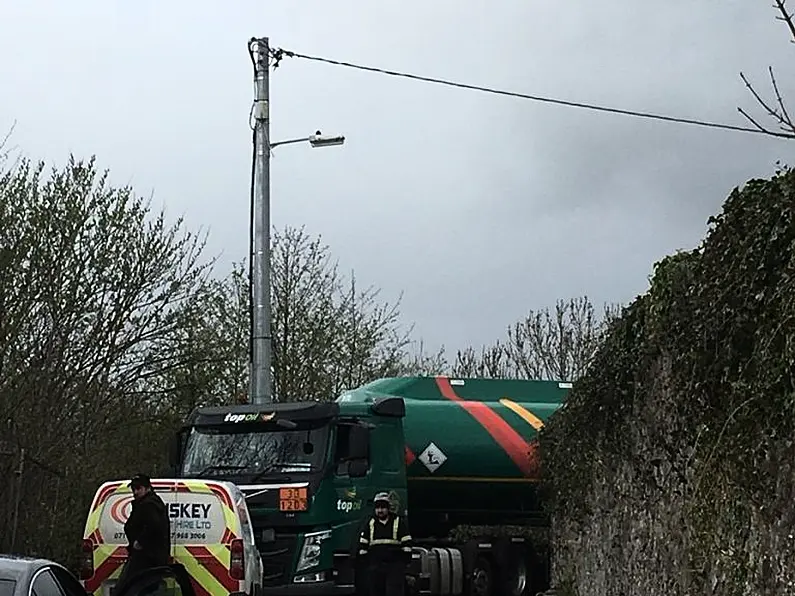 UPDATE: Manorhamilton road that was blocked by artic truck now open again