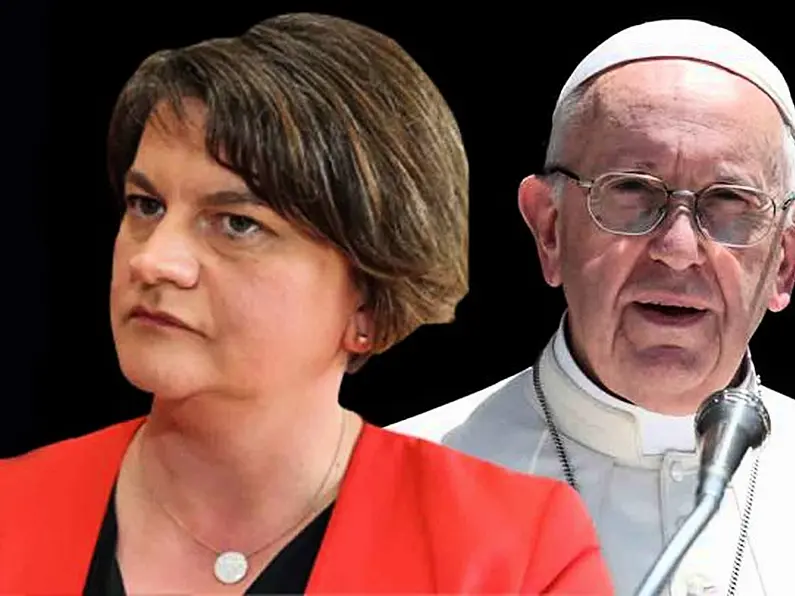 Arlene Foster declines invitation to Pope Francis visit