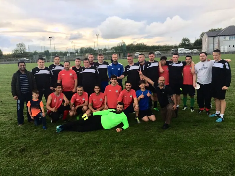 Solitary football match between Sligo travellers and Ballaghadereen refugees