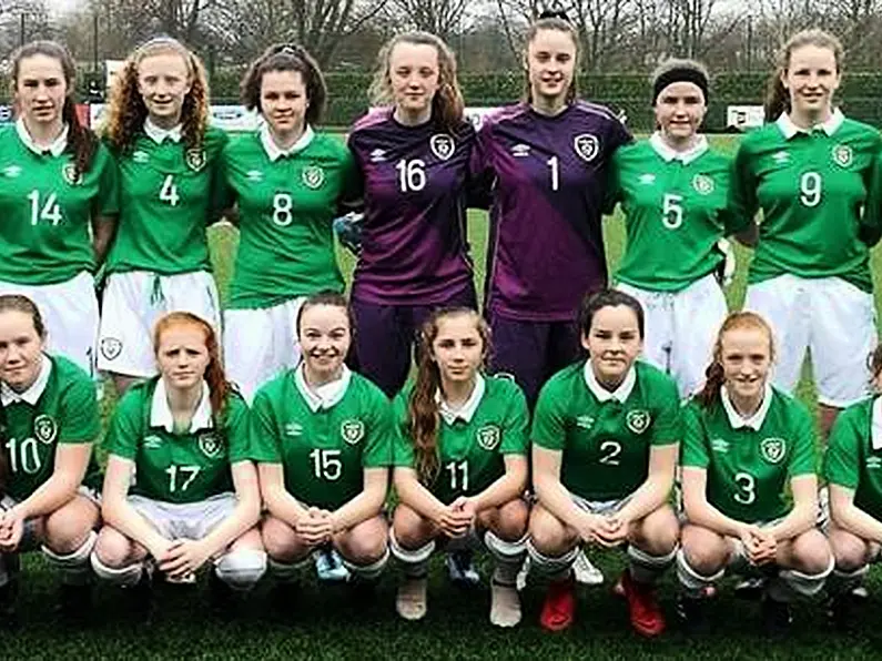 Muireann Devaney features for Irish schools team in Belfast