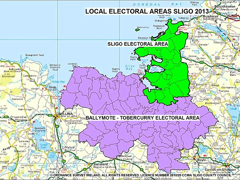 Submissions to Boundary Commission call for 4 smaller electoral areas in Sligo