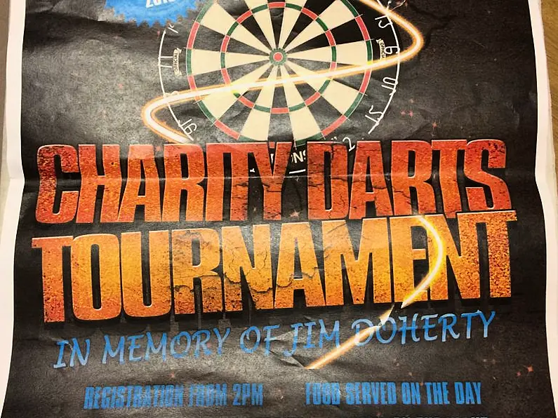 Charity darts event in Laghey on Sunday