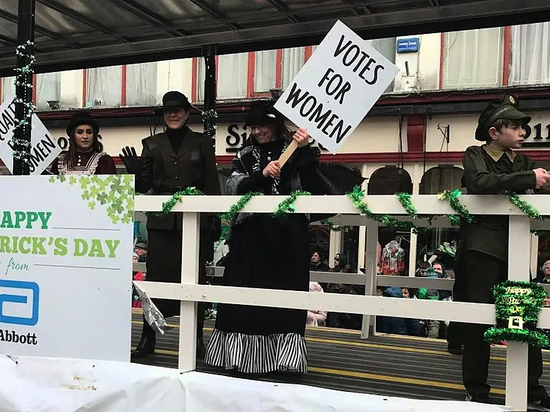 A number of parades celebrate 100 years since women got the vote