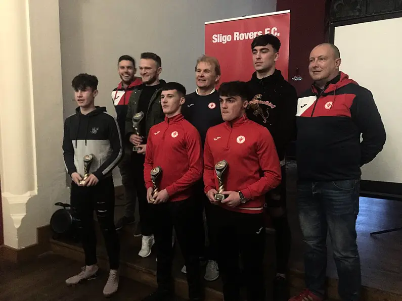 Cawley & Mahon collect Rovers Player of the Season Awards