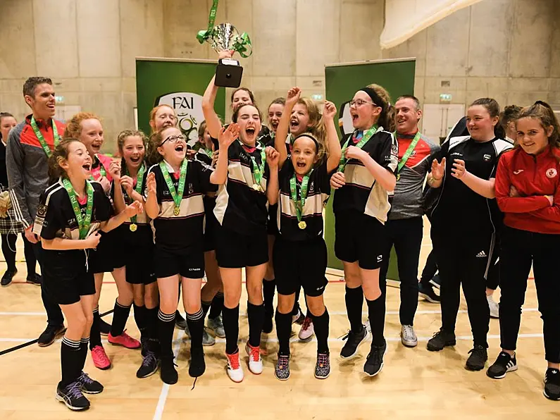 St Attracta's girls win national futsal title