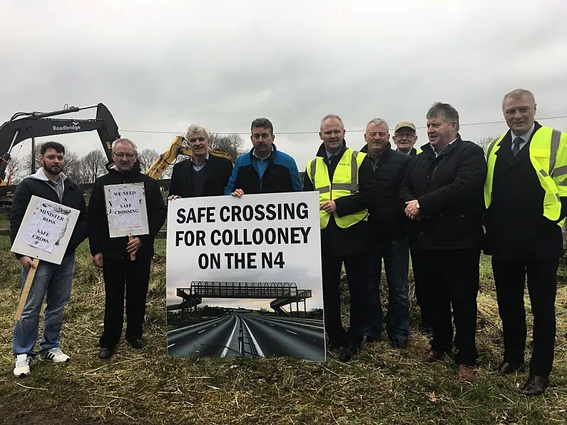 Safe Crossing For Collooney group holding demonstration this evening