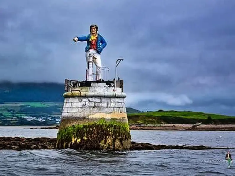 Conservation works have begun on Rosses Point Metal Man