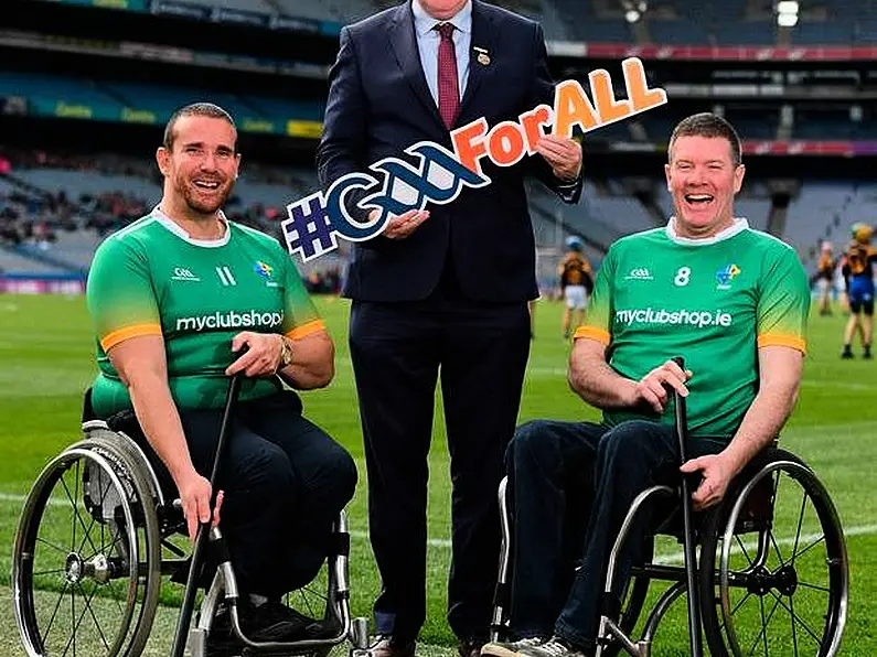 Three Sligo players on inaugural Ireland wheelchair hurling team