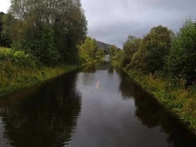 Flooded/storm affected roads across the North West