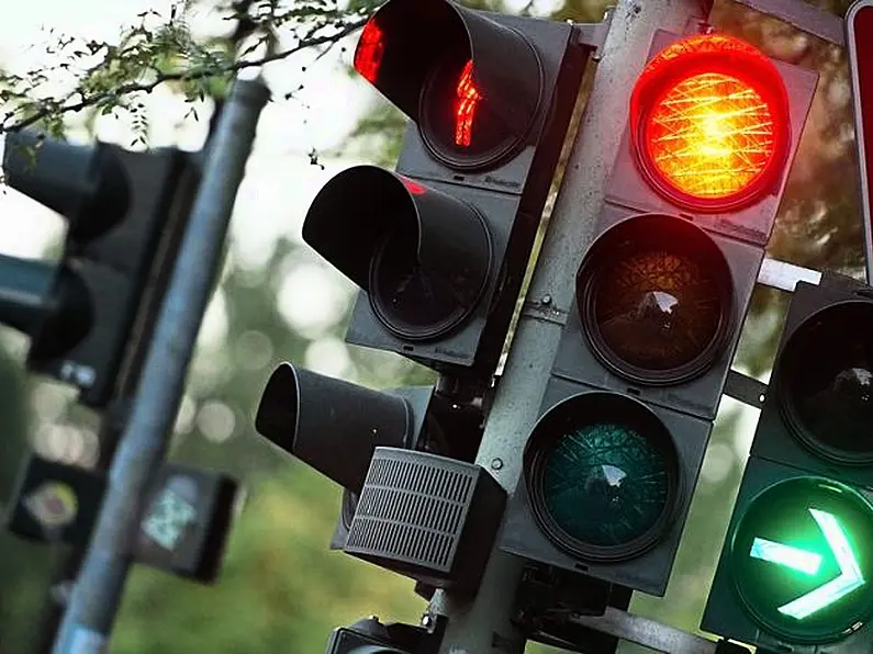 Set of traffic lights out in Sligo