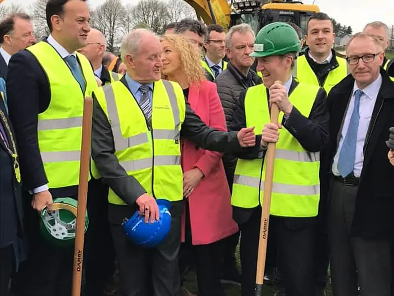 Sod officially turned on new N4 stretch by Taoiseach Leo Varadkar and Minister Shane Ross