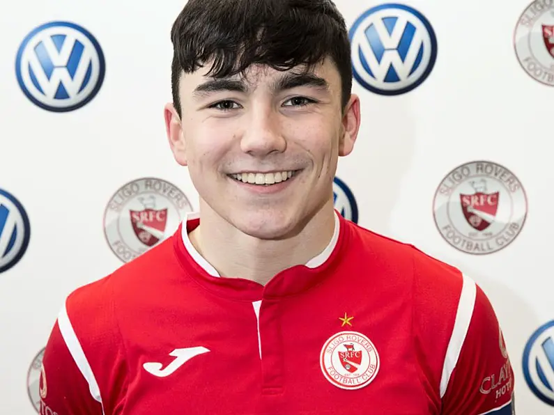 Sligo Rovers Liam Kerrigan on FAI Schoolboy award shortlist