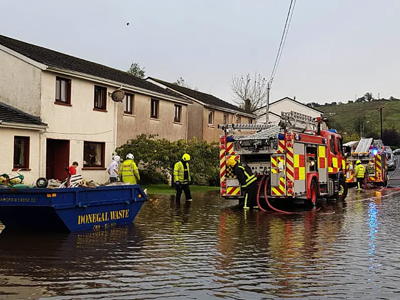 Flooding works taking place in Donegal Town