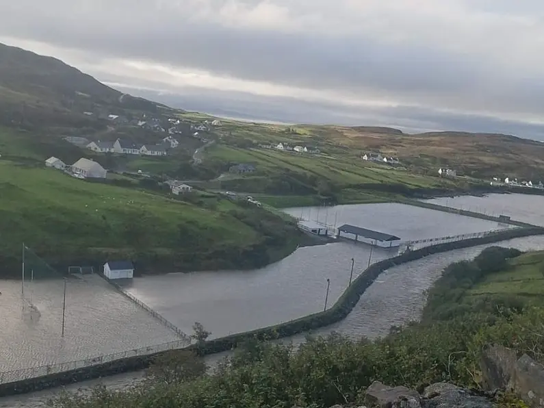 Kilcar GAA club ground flooded